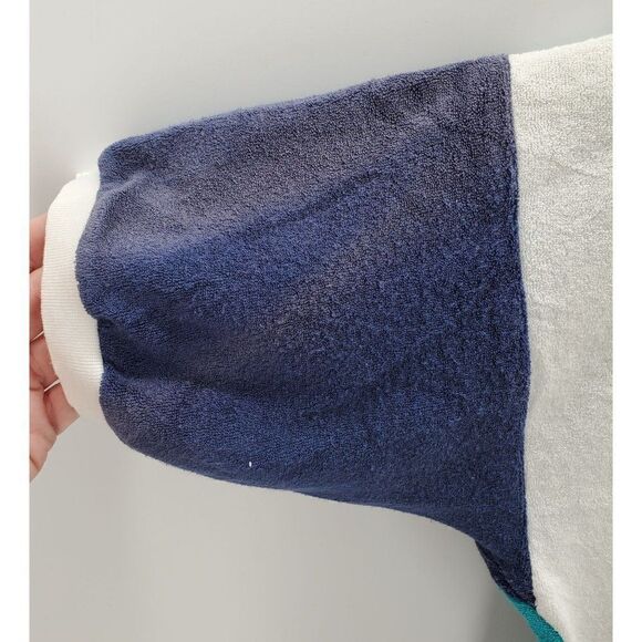 Vintage Jantzen Mens Cabana Jacket Short Sleeve Zip Terry Color Block Size M - Picture 6 of 8